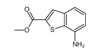Benzo[b]thiophene-2-carboxylic acid, 7-amino-, methyl ester (9CI)结构式