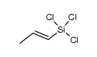 trichloro(1-propenyl)silane结构式