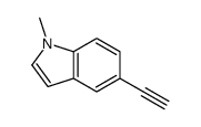 1H-Indole,5-ethynyl-1-methyl-(9CI)结构式