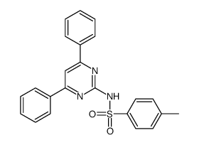 N-(4,6-diphenylpyrimidin-2-yl)-4-methylbenzenesulfonamide结构式