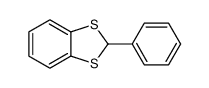 2-phenyl-1,3-benzodithiole结构式
