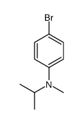4-bromo-N-methyl-N-propan-2-ylaniline结构式