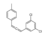 1,3-dichloro-5-[3-(4-methylphenyl)propa-1,2-dienyl]benzene结构式