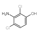 3-氨基-2,4-二氯苯酚结构式