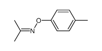 propan-2-oneO-(p-tolyl) oxime结构式
