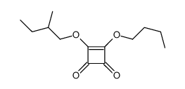3-butoxy-4-(2-methylbutoxy)cyclobut-3-ene-1,2-dione结构式