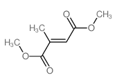 2-Butenedioic acid, 2-methyl-, dimethyl ester, (E)-结构式