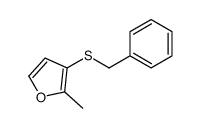 3-benzylsulfanyl-2-methylfuran结构式
