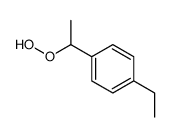 1-ethyl-4-(1-hydroperoxyethyl)benzene结构式