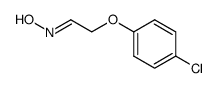 p-chlorophenoxyacetaldoxime结构式