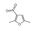 2,5-dimethyl-3-nitrofuran结构式