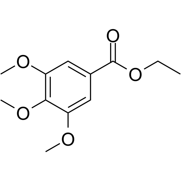 3,4,5-三甲氧基苯甲酸乙酯结构式