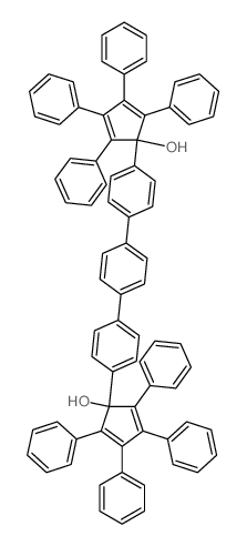2,4-Cyclopentadien-1-ol, 1,1'-[1,1':4',1''-terphenyl]-4,4''-diylbis[2,3,4,5-tetraphenyl-结构式