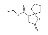 ethyl 2-oxo-1-oxaspiro[4.4]nonane-4-carboxylate结构式