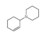 Piperidine,1-(2-cyclohexen-1-yl)-结构式