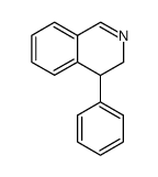 3,4-dihydro-4-phenylisoquinoline结构式