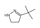 3-t-butyl &Delta;2-pyrazoline结构式