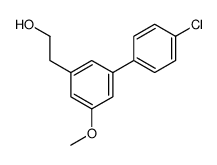 4'-Chloro-3-(2-hydroxyethyl)-5-methoxybiphenyl结构式