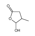 5-hydroxy-4-methyloxolan-2-one结构式