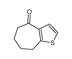 5,6,7,8-tetrahydrocyclohepta[b]thiophen-4-one结构式