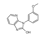 3-(3-methoxyphenyl)-1H-imidazo[4,5-b]pyridin-2-one结构式