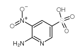 6-氨基-5-硝基吡啶-3-磺酰酸结构式