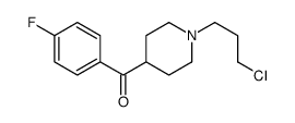 [1-(3-chloropropyl)piperidin-4-yl]-(4-fluorophenyl)methanone结构式
