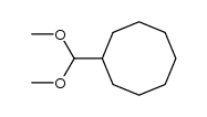 cyclooctyl carboxaldehyde dimethyl acetal结构式