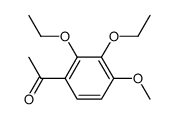 1-(2,3-diethoxy-4-methoxy-phenyl)-ethanone结构式