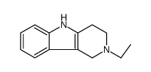2-ethyl-1,3,4,5-tetrahydropyrido[4,3-b]indole结构式