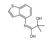 N-(1-benzothiophen-4-yl)-2-hydroxy-2-methylpropanamide结构式
