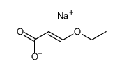 sodium 3-ethoxypropenoate结构式