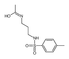 N-[3-[(4-methylphenyl)sulfonylamino]propyl]acetamide结构式