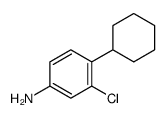 3-chloro-4-cyclohexylaniline结构式