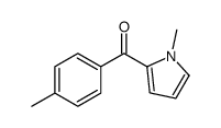 (4-methylphenyl)-(1-methylpyrrol-2-yl)methanone结构式