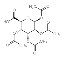 1,2,3,4-四-O-乙酰基-β-D-葡萄糖醛酸结构式