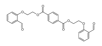 bis[2-(2-formylphenoxy)ethyl] benzene-1,4-dicarboxylate结构式