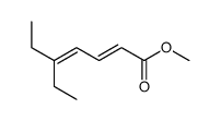 methyl 5-ethylhepta-2,4-dienoate结构式