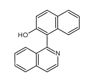 1-(2-hydroxy-1-naphthyl)isoquinoline结构式