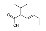 2-propan-2-ylhex-3-enoic acid结构式