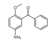 (5-amino-2-methoxyphenyl)-phenylmethanone结构式