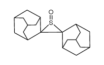 adamantylideneadamantanethiirane 1-oxide结构式