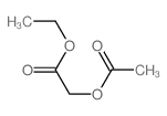 Acetic acid, (acetyloxy)-, ethyl ester结构式