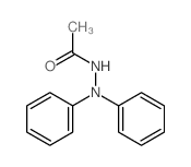 Acetic acid,2,2-diphenylhydrazide结构式
