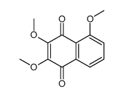 2,3,5-trimethoxynaphthalene-1,4-dione结构式