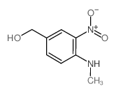 [4-(Methylamino)-3-nitrophenyl]methanol结构式