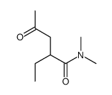 2-ethyl-N,N-dimethyl-4-oxopentanamide结构式