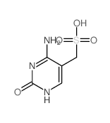 5-Pyrimidinemethanesulfonicacid, 4-amino-2,3-dihydro-2-oxo-结构式