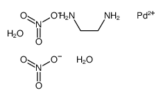 ethane-1,2-diamine,palladium(2+),dinitrate,dihydrate结构式