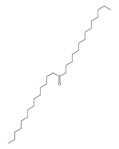1-tetradecylsulfinyltetradecane结构式